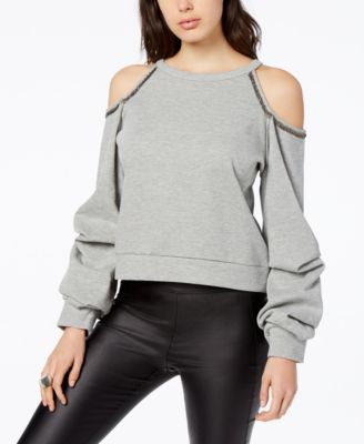 macys cold shoulder sweaters