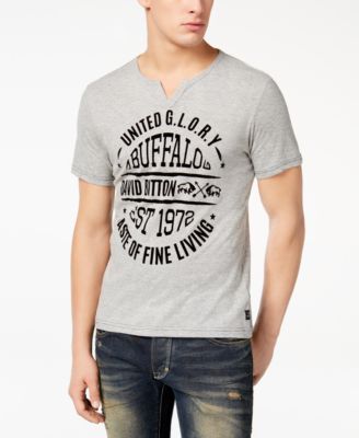 Najvand Graphic Split-Neck T-Shirt 