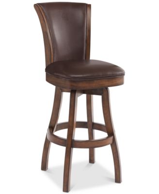 Armen Living - Raleigh 30" Swivel Bar Stool, Quick Ship