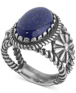 image of American West Lapis Lazuli Ring (5-1/5 ct. t.w.) in Sterling Silver