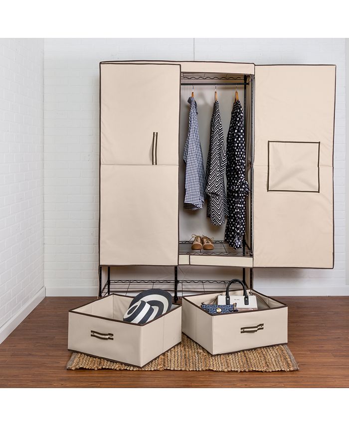 Honey Can Do Portable Wardrobe Storage Closet, 43" Wide Macy's