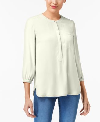 macy's petite dressy blouses