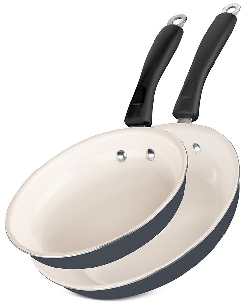 Cuisinart 2 Pc Ceramic Skillet Set Reviews Cookware Sets Macy S