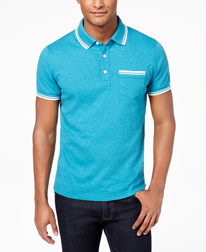 Brooks Brothers Men's SlimFit Pocket Polo Macy's