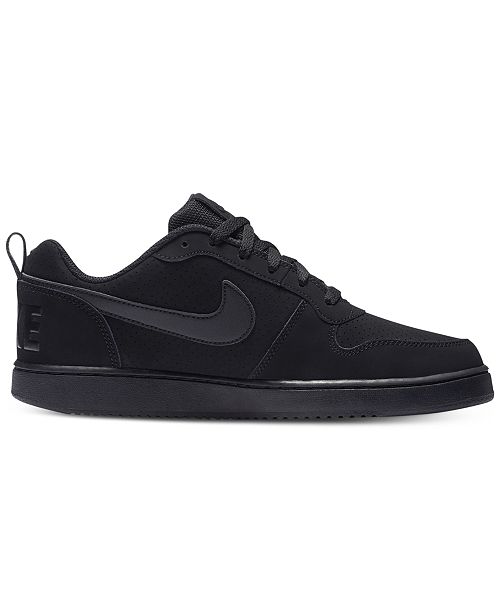 Nike Men S Court Borough Low Premium Casual Sneakers From Finish