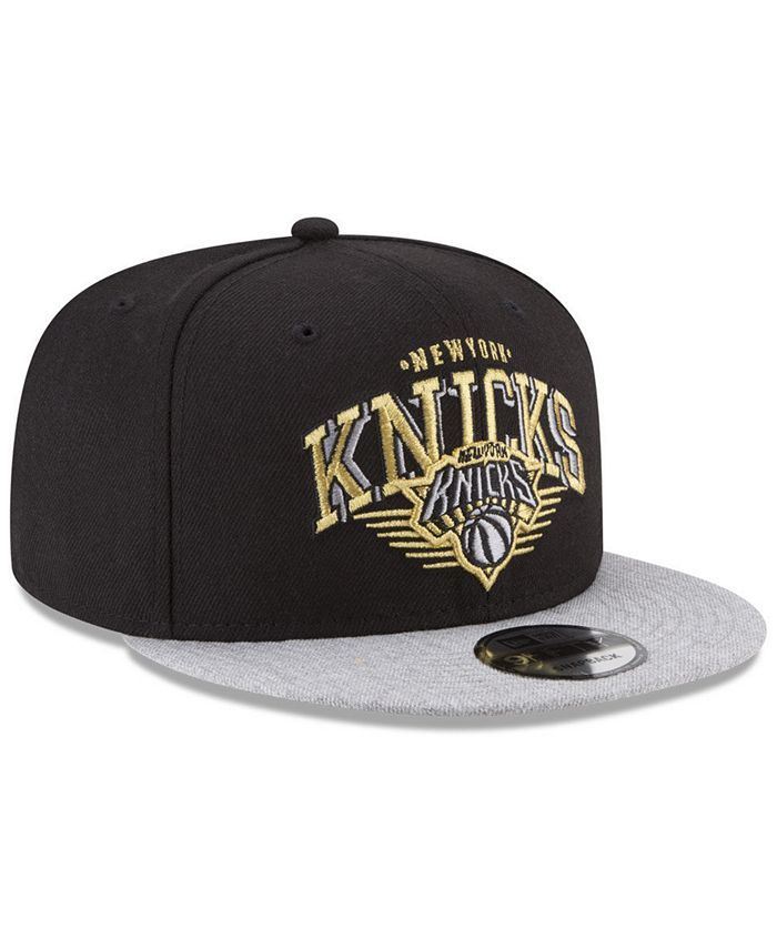 New Era New York Knicks Gold Mark 9FIFTY Snapback Cap - Macy's