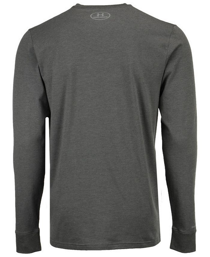 Under armour Charged Cotton Long Sleeve T-Shirt Black