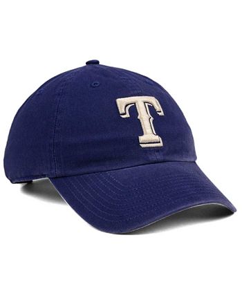 '47 Brand Texas Rangers Timber Blue CLEAN UP Cap - Macy's