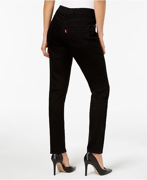 levi's perfectly slimming pull on skinny jeans
