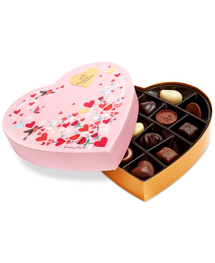 Godiva 14Pc. Chocolates Heart Box Macy's