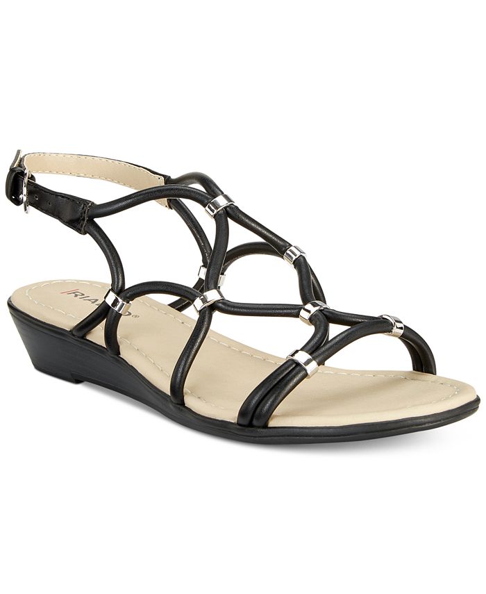 Rialto Gillian Strappy Wedge Sandals - Macy's