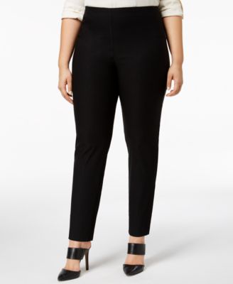 plus size skinny ankle pants