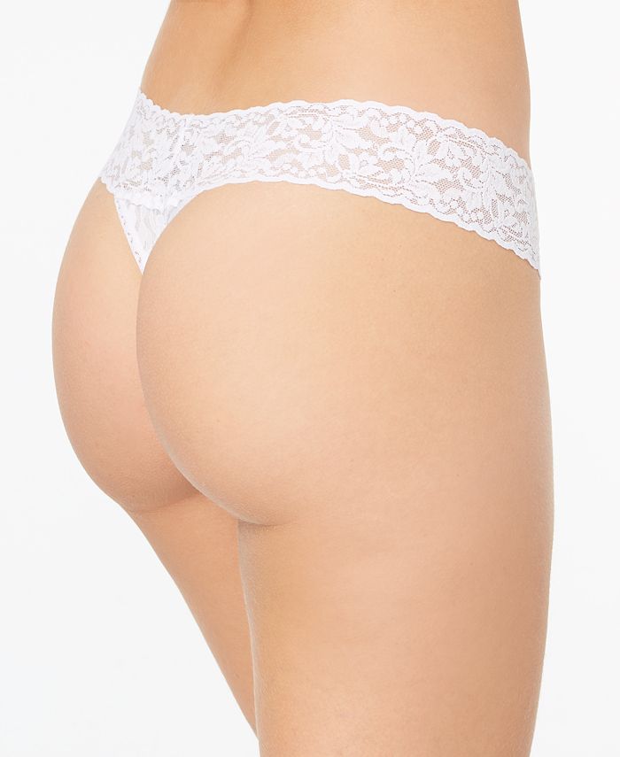 Hanky Panky - Panty and I Do Signature Lace Low Rise Thong and Garter