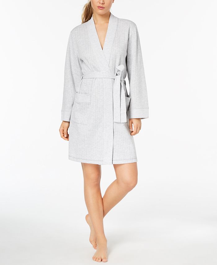 Charter Club Textured Knit Robe, Created for Macy's & Reviews All