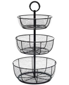 Mikasa Gourmet Basics By Round Wrap 3 Tier Basket Reviews