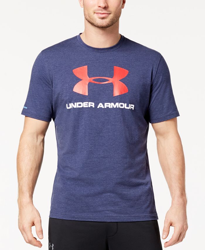 Under Armour Men's Sportstyle Logo T-Shirt - Macy's