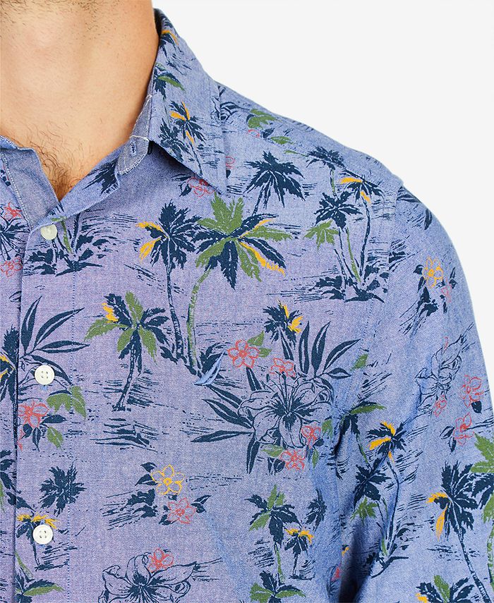 Nautica Men's Floral-Print Shirt - Macy's