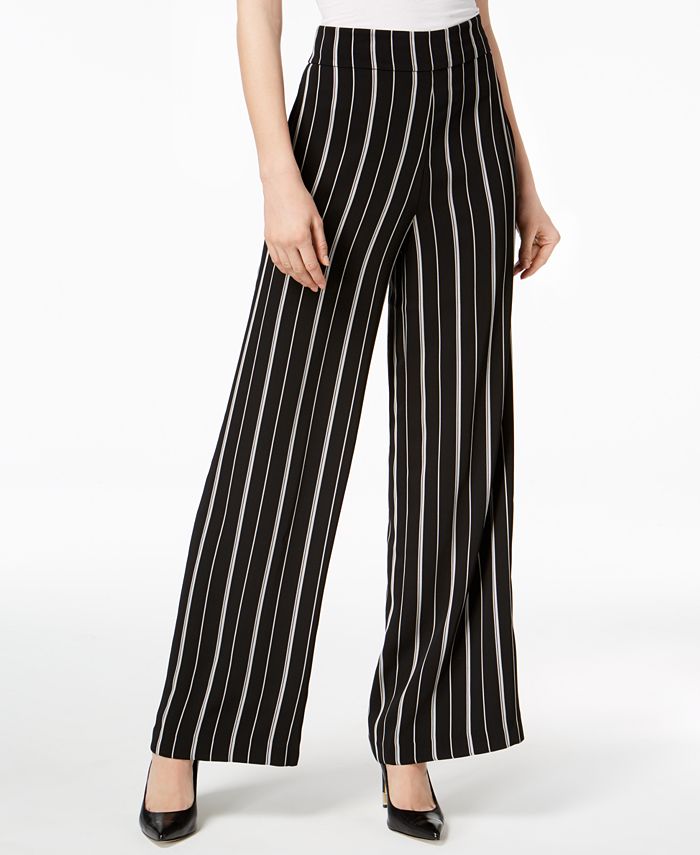 Nine West Striped Wide-Leg Pants & Reviews - Pants & Capris - Women - Macy's