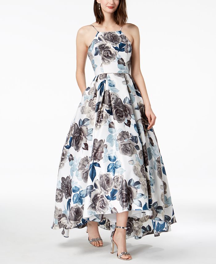 Betsy and adam floral high low dress top
