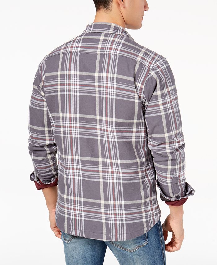 Quiksilver Men's Flannel QuiltLined Shirt Macy's