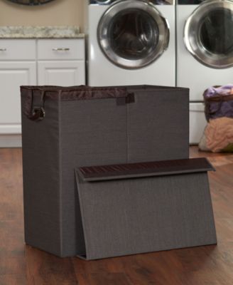 Collapsible Double Laundry Hamper Sorter