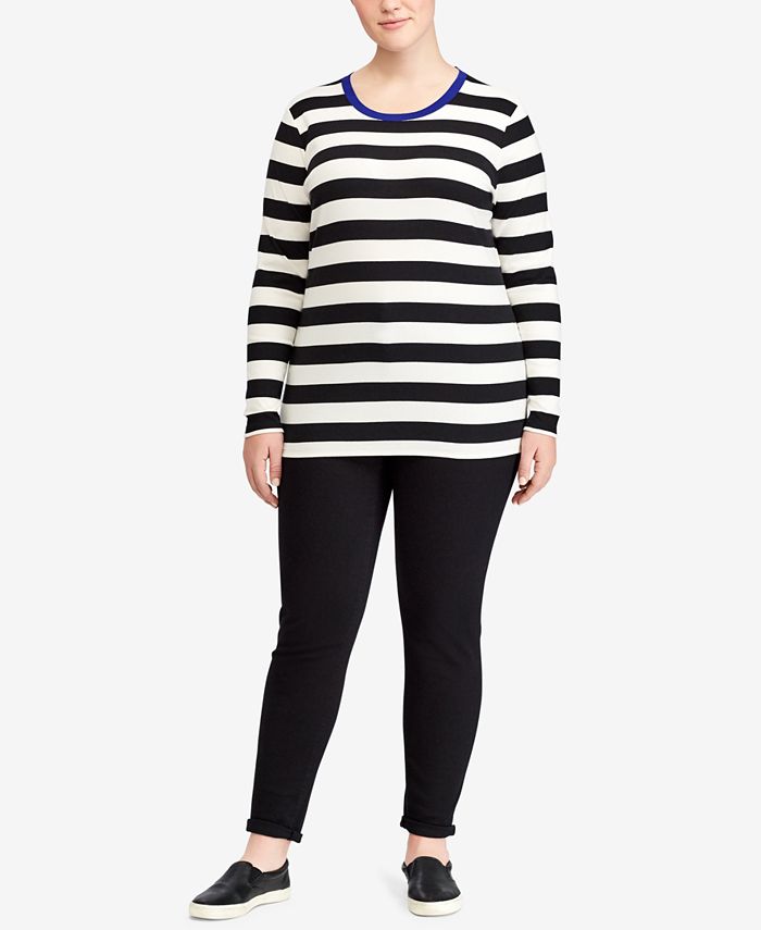 Lauren Ralph Lauren Plus Size Striped Top Macy's