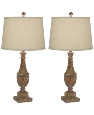 Kathy Ireland Pacific Coast Collier Table Lamps, Set of 2 - Macy's