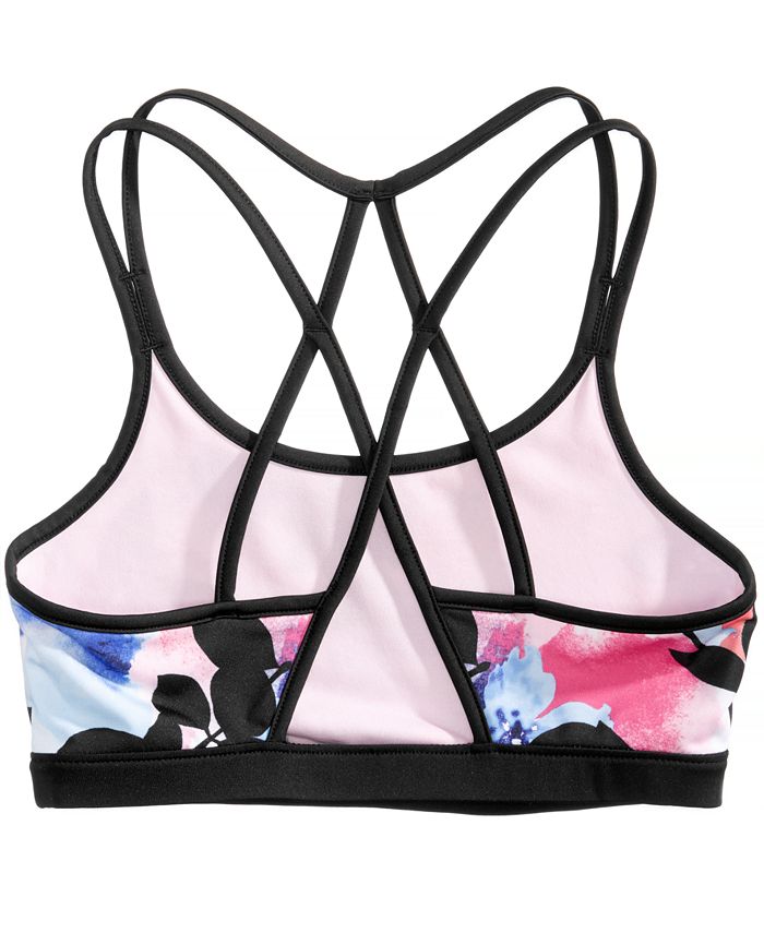 Ideology Floral-Print Bikini Swim Top, Big Girls, Created for Macy's ...