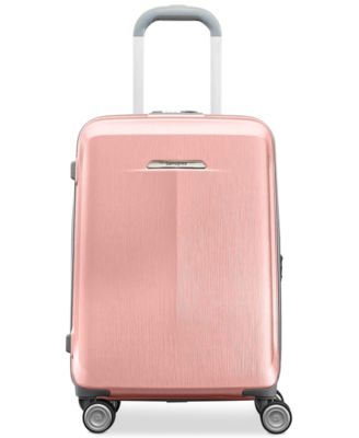 samsonite pink luggage