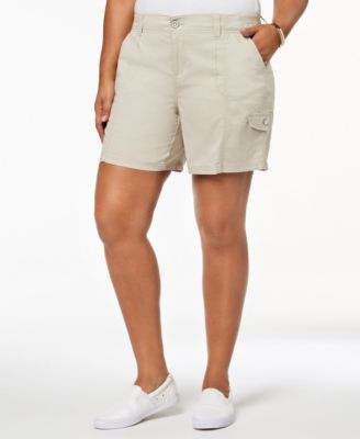 macys plus shorts