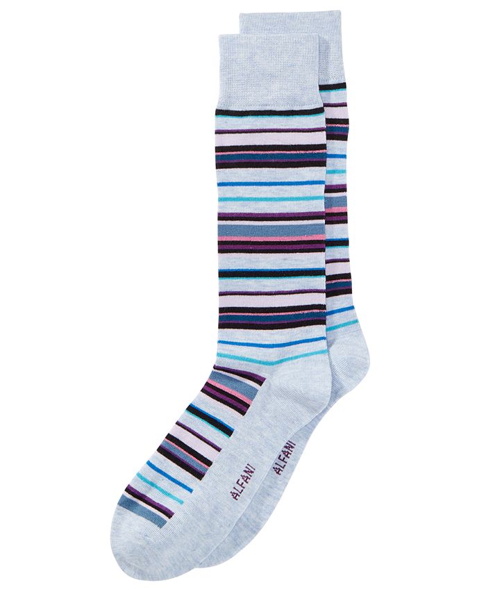 Alfani Men's Striped Socks, Created for Macy's & Reviews - Underwear ...