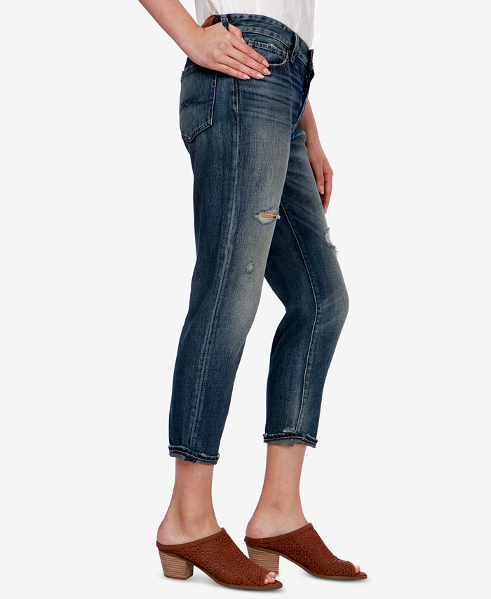 Lucky Brand Sienna Ripped Slim Boyfriend Jeans & Reviews - Jeans - Women - Macy's