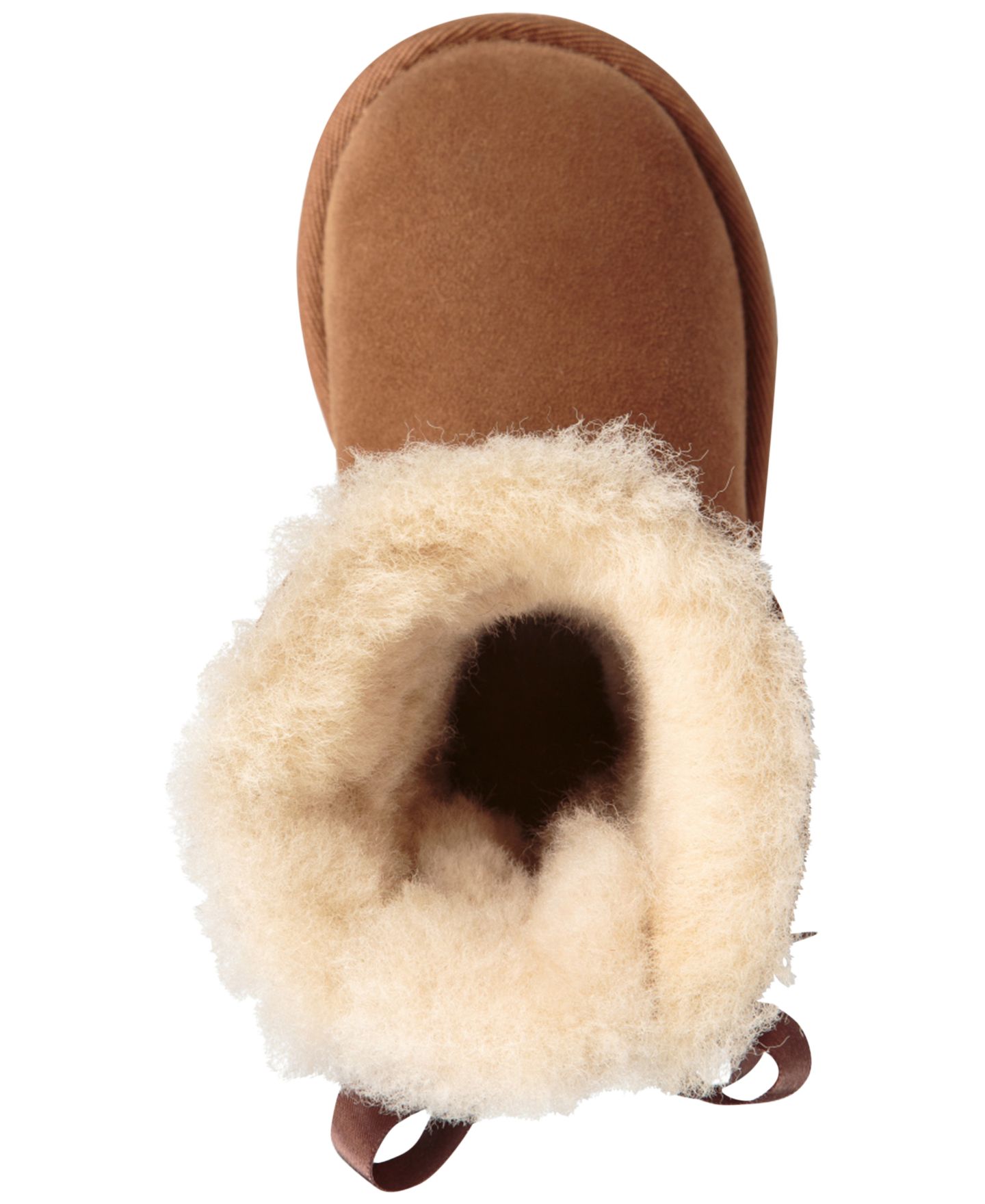 Ботинки UGG® Bailey Bow II Boots для девочек, цвет: Каштановый — фото 4
