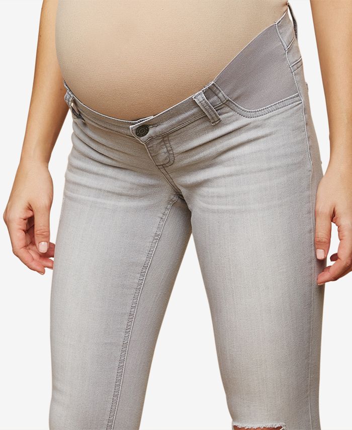 Motherhood Maternity Cropped Skinny Jeans Macy's