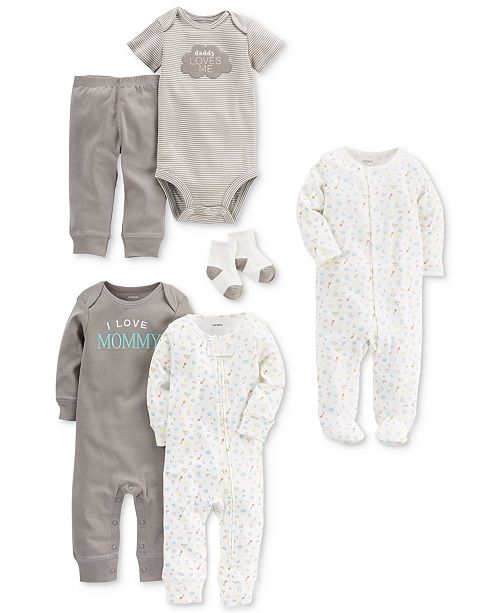 Carter S 9 Pc Cotton Clothing Accessories Set Baby Boys Baby