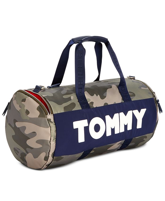 Tommy Hilfiger Nylon Sporty Camo Duffle Bag Macy's
