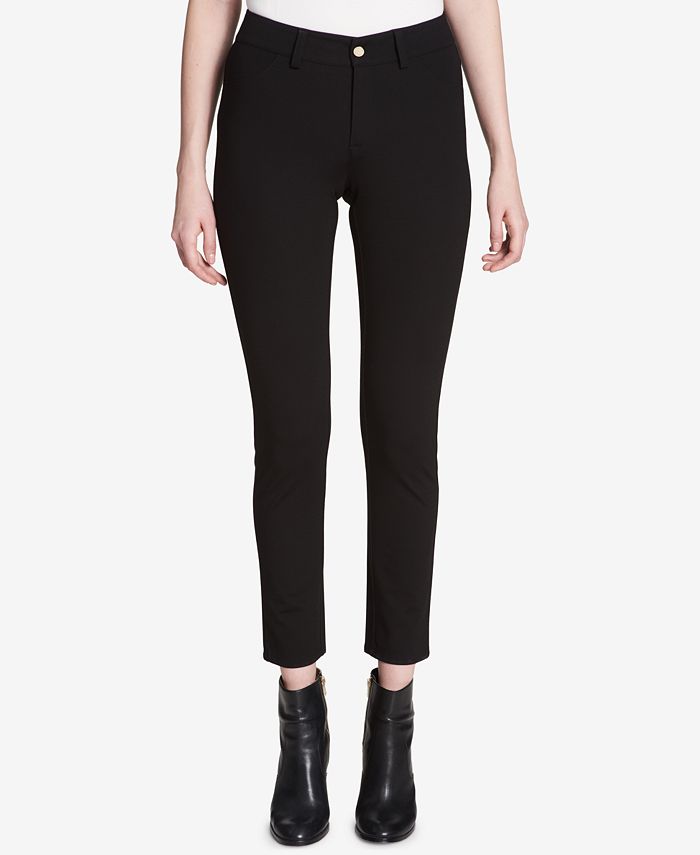 Calvin Klein Skinny Tech Ankle Pants - Macy's