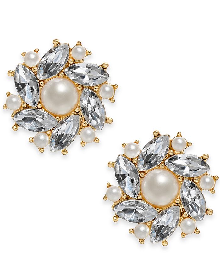 Charter club pearl earrings Clearance