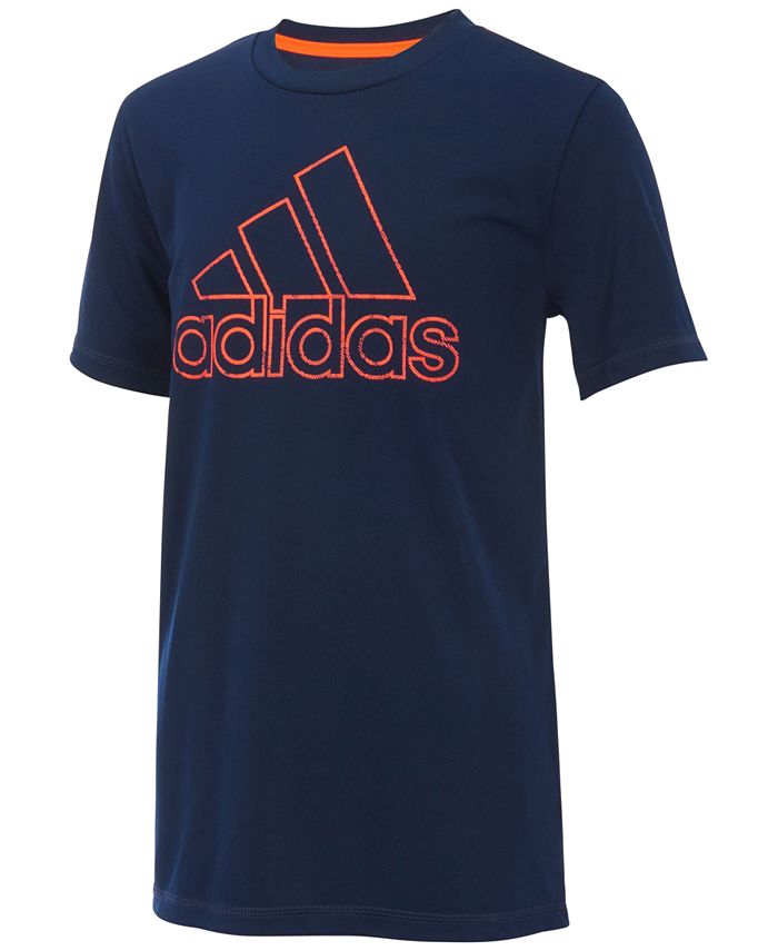 adidas Logo-Print T-Shirt, Little Boys & Reviews - Shirts & Tops - Kids ...