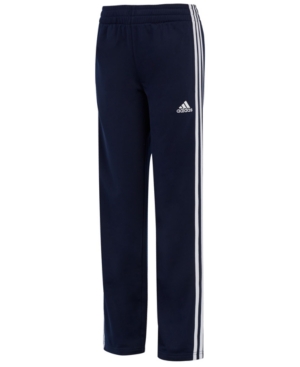 Shop Adidas Originals Toddler And Little Boys Iconic Tricot Pants In Navy