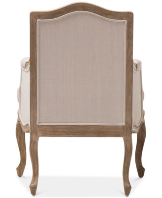 Kempler Wood Traditional French Accent Chair