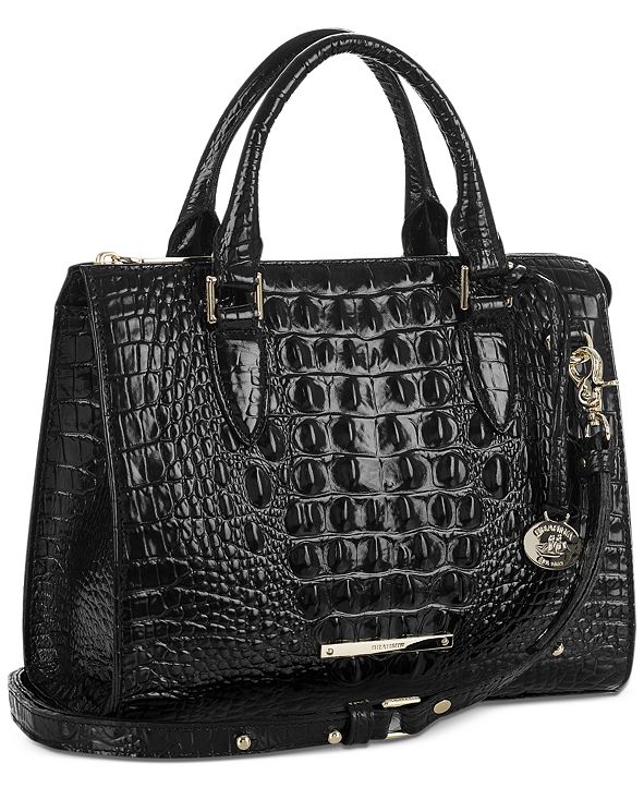 Brahmin Anywhere Convertible Melbourne Embossed Leather Satchel ...