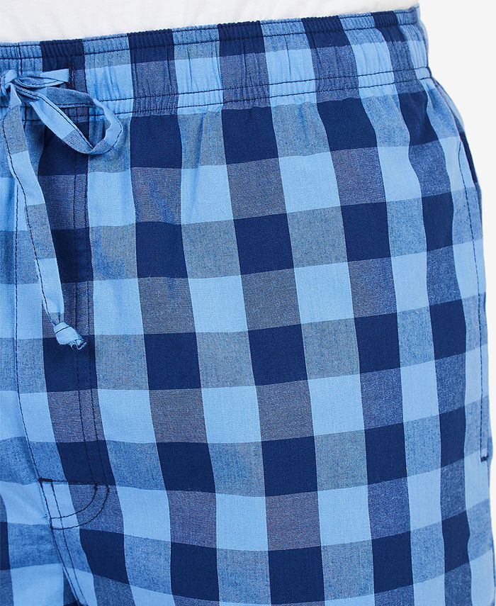 Nautica Men's Buffalo Plaid Pajama Shorts - Macy's