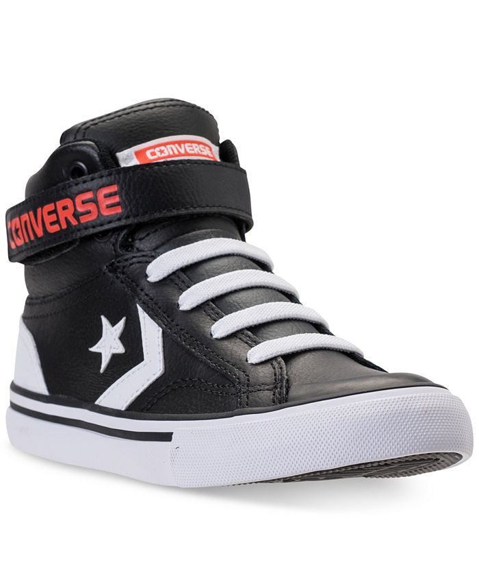 Converse Little Boys\' Strap Macy\'s High Blaze from Line - Top Pro Casual Sneakers Finish