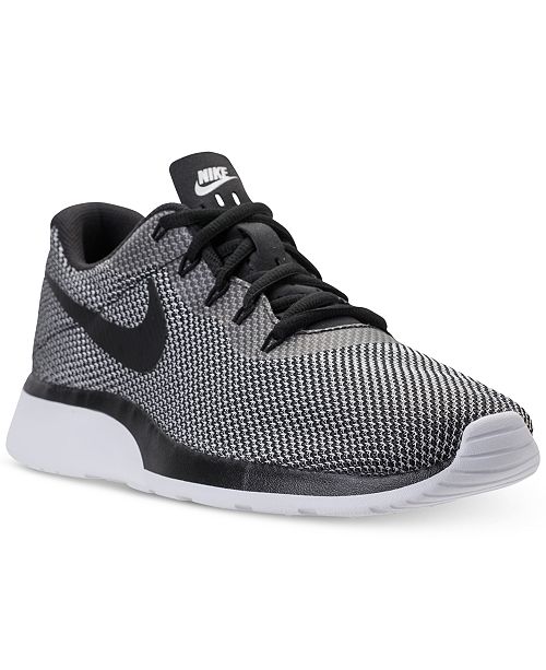 Nike Men S Tanjun Racer Casual Sneakers From Finish Line Reviews