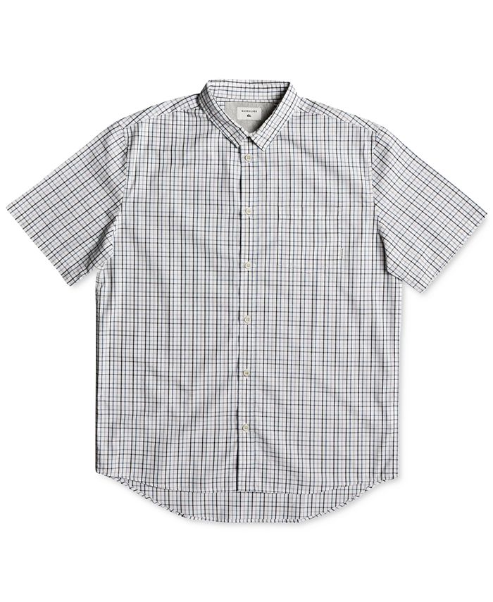 Quiksilver Men's Moon Rhythm Tattersall Button-Down Shirt - Macy's