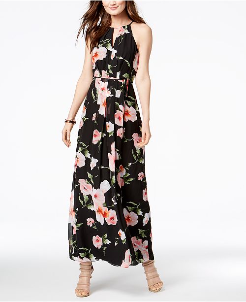 Vince Camuto Floral-Print Maxi Dress & Reviews - Dresses - Women - Macy's