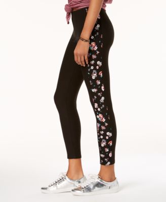 Ultra Flirt Juniors' Flower Stripe Leggings Macy's
