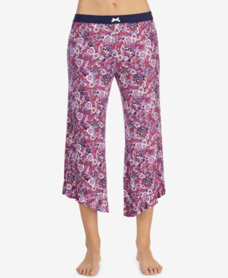 Layla - Floral-Print Ruffle-Cuff Pajama Pants
