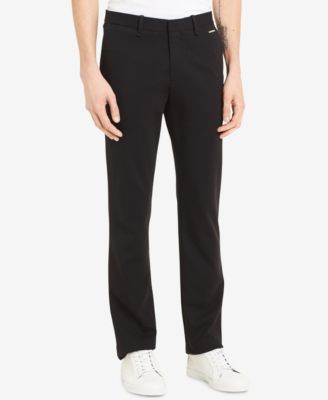 Calvin Klein - Men's Knit Flat-Front Pants